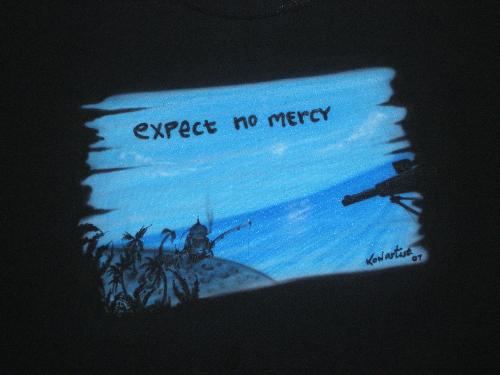 Airbrush-sketch - Airbrush-sketch on t-shirt