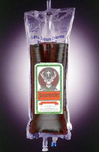 alcohol - jager drip