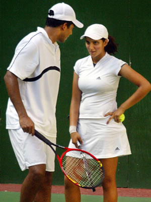 sania mirza - sania with mahesh bhoopathi