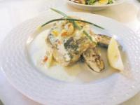 Grilled seabass - Grilled Seabass with Lemon Cream Sauce