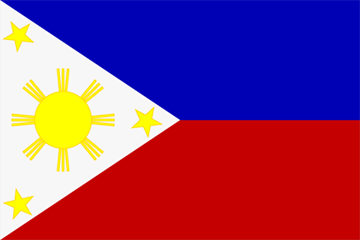 Philippines - The Flag of the Philippines.