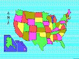 Geology - Map of the United States of America.