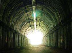 near-death - light at the end of the tunnel