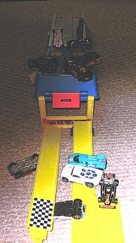Hot Wheel Collapse - My 8 y.o. grandsons remake of the bridge collapse.