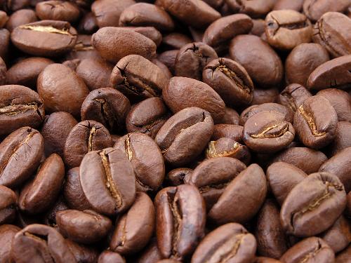coffee beans - Mmmm ... the real thing, no fluffy froo-froo toppings ...