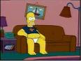 simps sons - sitting watching tv