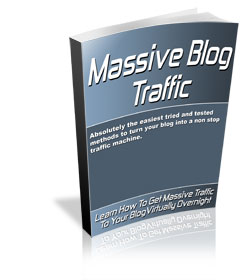 Massive Blog Traffic - This e-book gives some very good tips by which you can increase your blog traffic overnight.