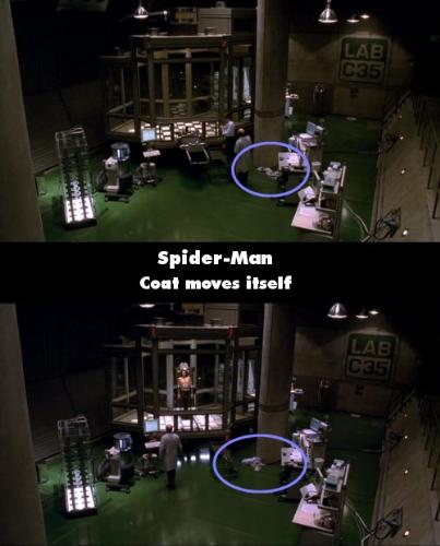 Movie mistake - here's another mistake from spider-man's movie!!