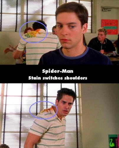 Movie Mistake - Here's another Movie Mistake in Spider-Man