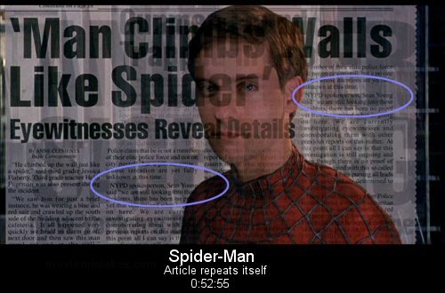 Movie mistake - here's another movie mistake