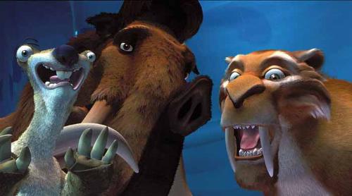 Sid, Manny and Diego - Here's a screen shot from the Movie