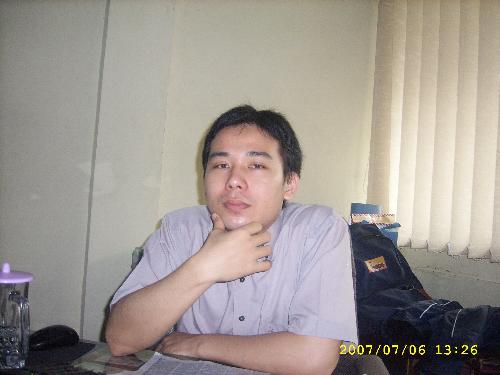 My photo - My photo at office...stay cool and stay work ok...