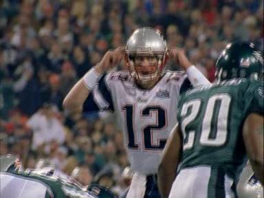 New England Patriots - Tom Brady calling some plays as the New England Patriots quarterback.