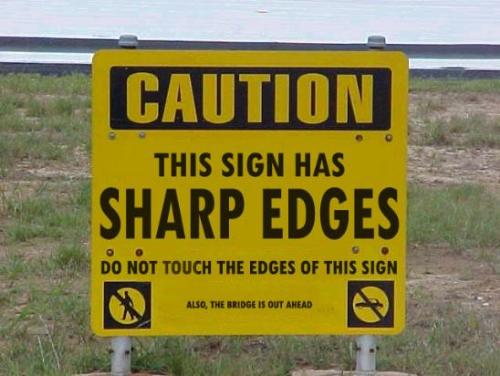 sign - caution sign