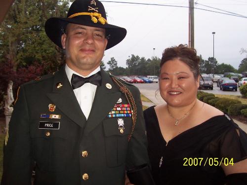 Military ball - Picture of us at the military ball in May of 2007