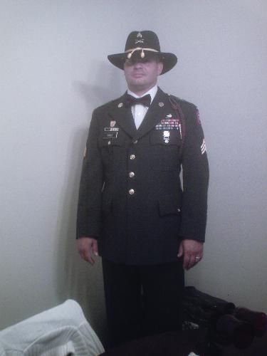 Cavalry uniform - Hubby in full dress