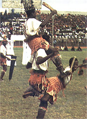 Eyo festival - Unique to lagos area, it is the forerunner of the modern day carnival in Brazil.