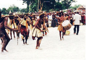 Mada dancers - usually seen in funerals