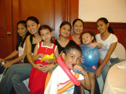 My cousins - At Sistine's Birthday