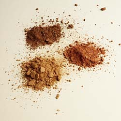 Loose Face Powder - This is a picture of a few shades of loose face powder.