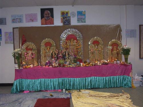 Durga Puja - An example of Durga Puja in London, UK
