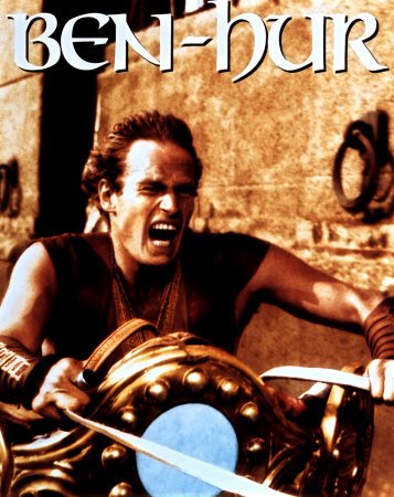 winner of maximum oscar awards. - This is the image Juda Ben Hur, leading character of movie Ben hur.