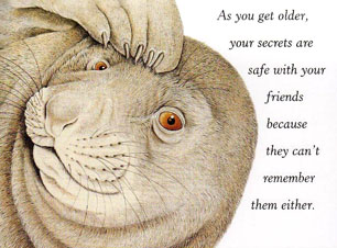 Secrets and old friends - Some days I don't even remember my own name.