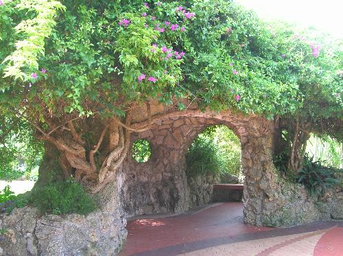 Stone Gazebo - This stone gazebo is located in a city park called Pinecrest Gardens. Doesn't it look like the perfect little hobbit house? The stone structures of this park were originally built back in the 1930's.