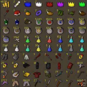 Runescape - The Benchmark/Aspiriation - This is a bank we can all aspire to look up to and work towards lol. Im doing my best.