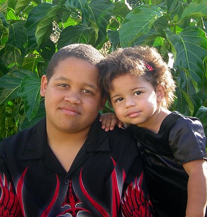 Eric and Lynsi - This is a Christmas photo of my kids