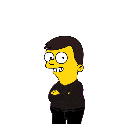 My 3 year old kid - This is the first photo that I could simpsonize, really don't know why, maybe because I upgrade my connection to 1mb