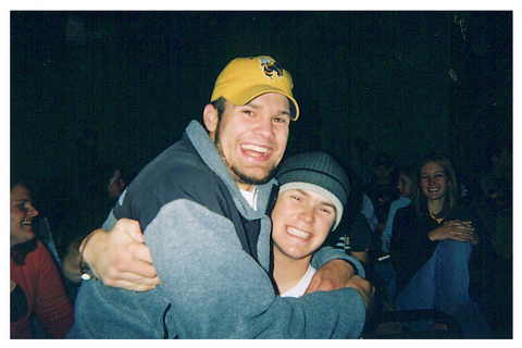 me and weems - me and nathaniel at a church retreat