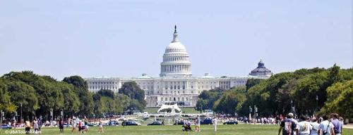 Washington DC - is located near the middle of the eastern coast of the USA.