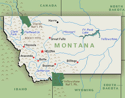montana - montana map it is the full map for montana