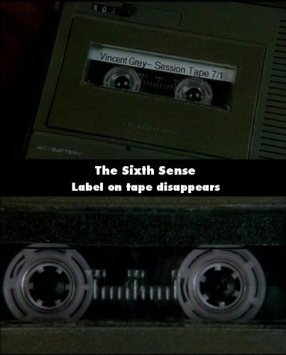 Movie Mistake - here's a mistake from the sixth sense movie!!!