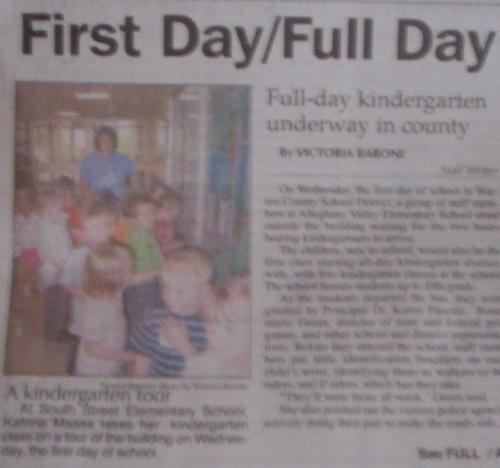 My Son in the Paper - This is the pic and artical from the paper my son was in.