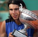 rafael nadal - the next man to rule the tennis world after federer..he is one the best player to paly during this era and will surely make it to the top of world rankings