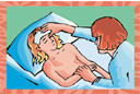 picture of a ssick person. - this is the picture of a sick person
