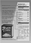 food label -   nutritional facts that are written at the back of food labels