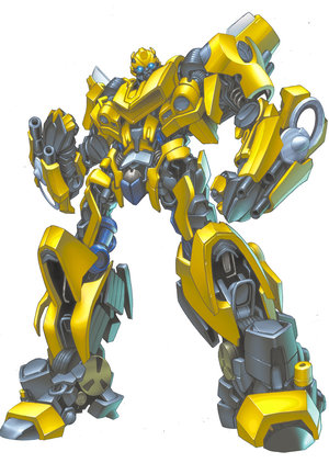 Bumblebee - Drawn from Transformers the movie. Bumblebee.