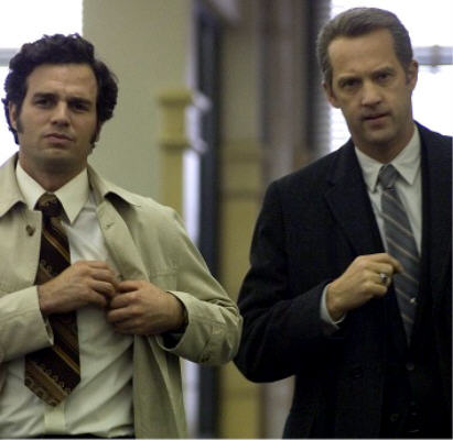 Zodiac - The movie, Zodiac, with Mark Ruffalo and Anthony Edwards.