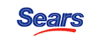 Sears logo - Blue sears logo with red underline.