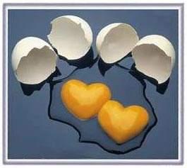 egg from love birds - this is an egg from love birds