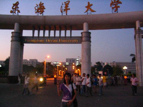 School Gate - That is the gate, it is extremely beautiful at night. Andy
