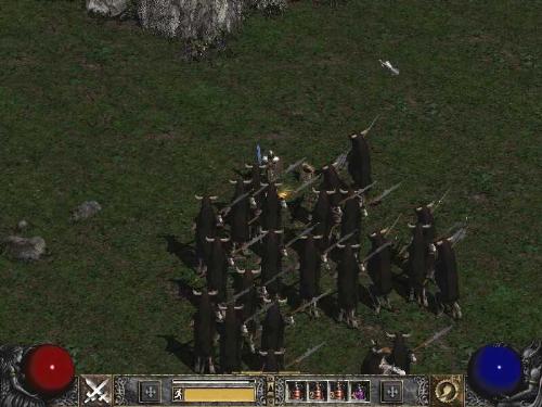 diablo - A screen shot of Diablo II