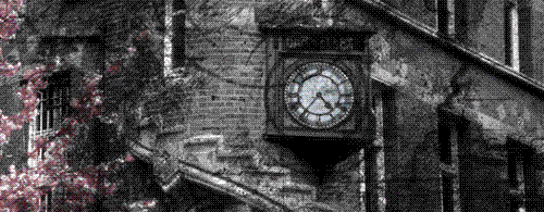 Gothic Scene - Building in a Gothic Night