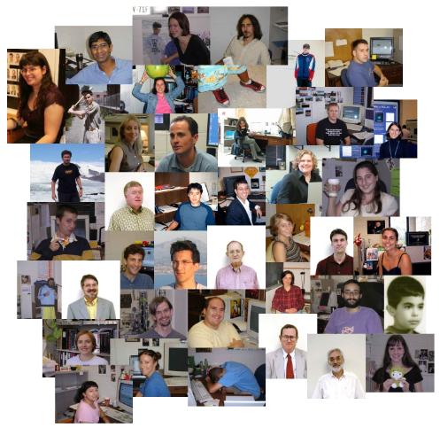 People - a big board of people