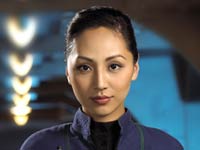 Ensign Hoshi Sato -  	 STARFLEET PERSONNEL FILE: Sato, Hoshi  Rank: Ensign  Assignment: Communications Officer, Enterprise NX-01  Previous Assignment: Taught exo-linguistics at Amazon University, Brazil  Full Name: Hoshi Sato  Marital status: Single