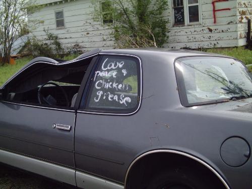 Tornado car - This is one of my Cars that was in the may 4th 2007 Tornado