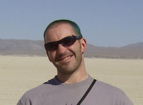 Me on the Playa - From the Burning Man festival, 2006